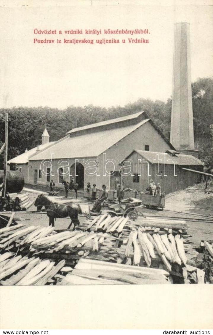 * T1/T2 Rednek, Vrdnik; Királyi Kőszénbánya. Vajda D. Fényképész / Coal Mine - Non Classés