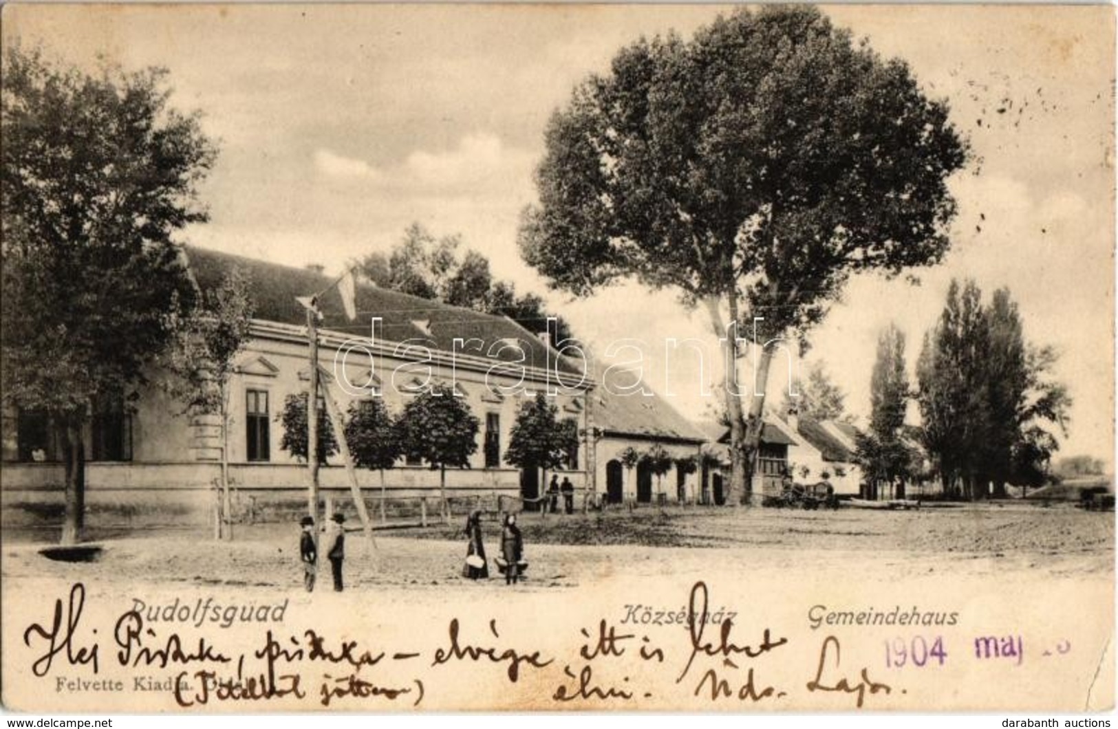 T2/T3 1904 Rezsőháza, Rudolfsgnad, Knicanin; Községháza / Gemeindehaus / Town Hall (EK) - Non Classés