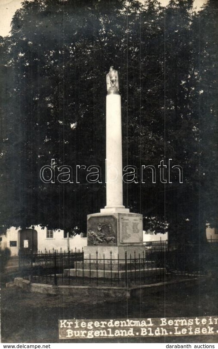 * T2 Borostyánkő, Bernstein; Hősök Szobra / Kriegerdenkmal / Heroes Statue. Sophie Ressler Photo - Unclassified