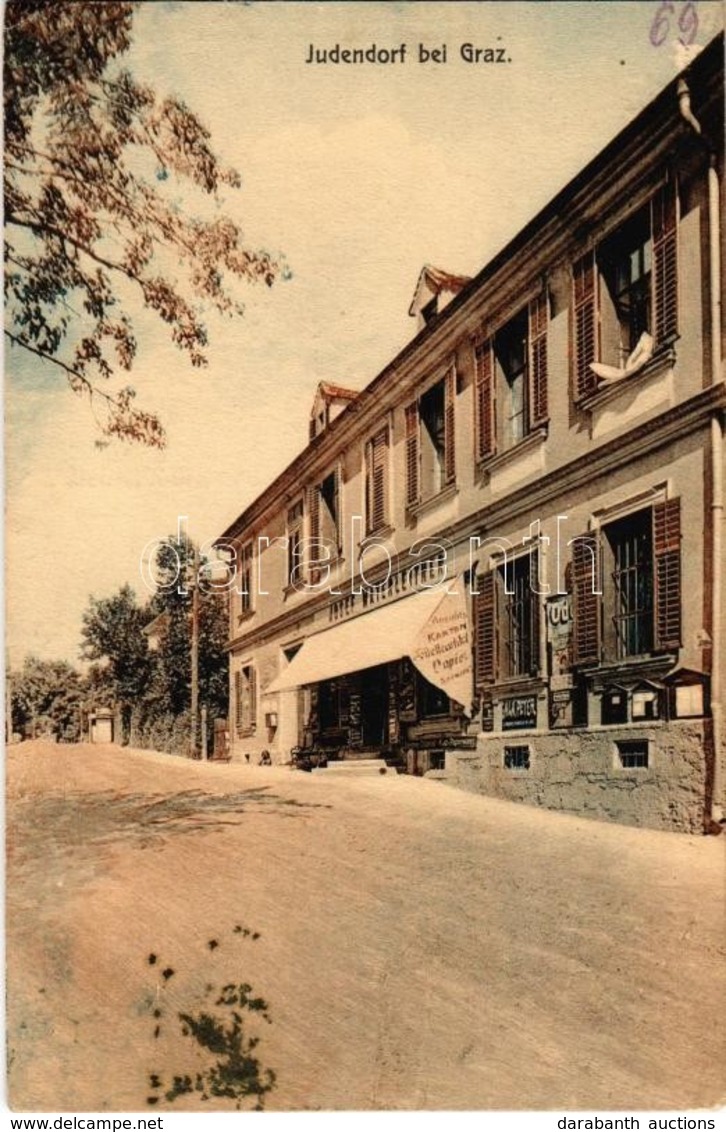 T2/T3 Judendorf Bei Graz, Josef Materleitner Ansichtskarten Und Papier / Postcard And Paper Shop, Published By The Shop  - Ohne Zuordnung