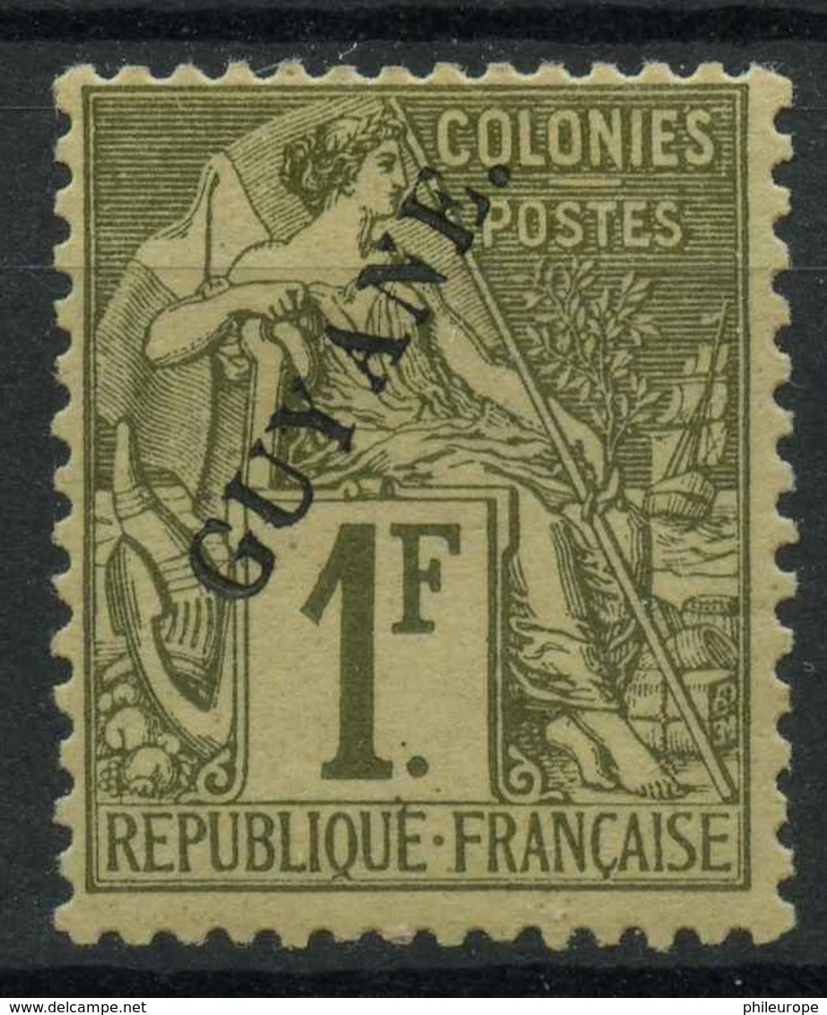 Guyane (1892) N 28 * (charniere) - Autres & Non Classés