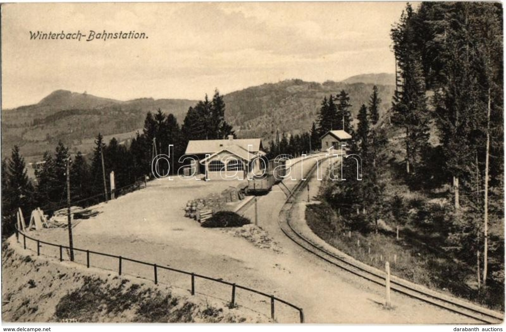 ** T1/T2 Winterbach, Mariazellerbahn Bahnstation / Railway Station Of The Mariazell Narrow-gauge Railway, Wagons - Unclassified