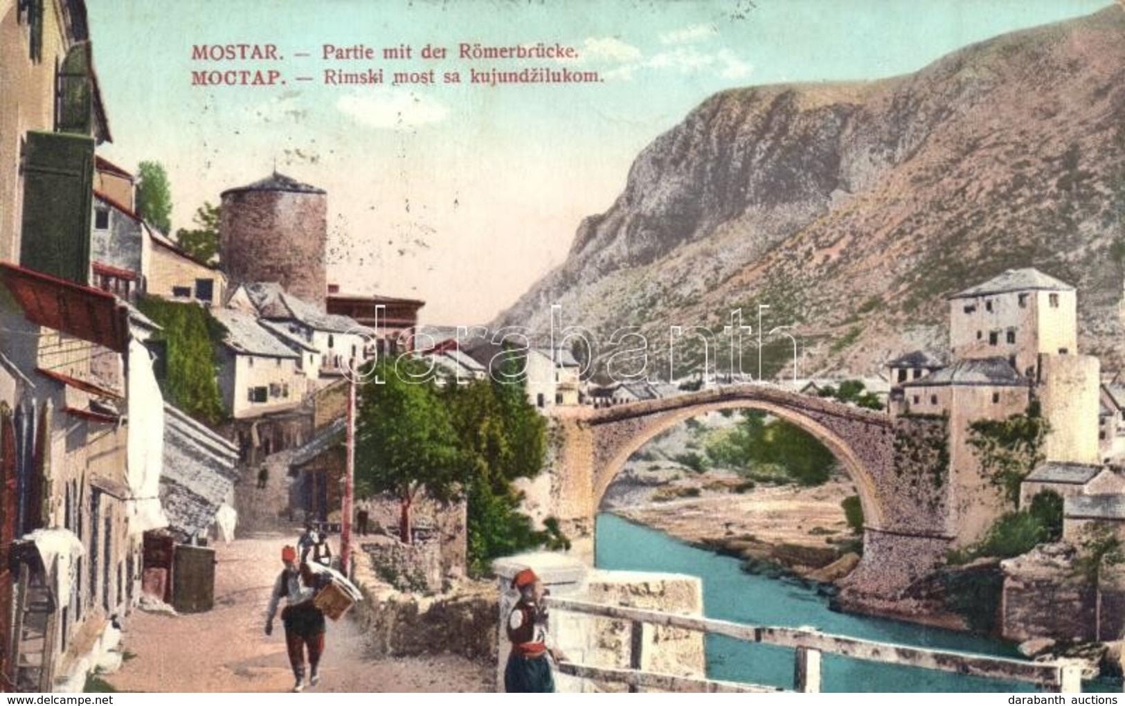 T2/T3 Mostar, Rimski Most Sa Kujundzilukom / Bridge  (fl) - Unclassified