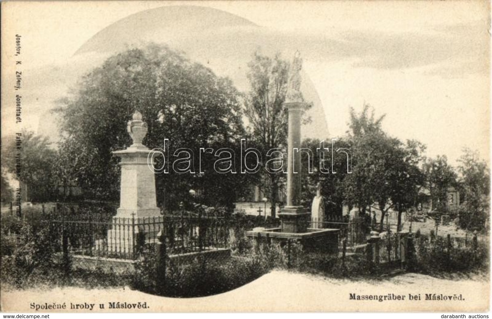 ** T2 Máslojedy, Másloved; Spolecné Hroby / Massengräber / Military Cemetery - Ohne Zuordnung