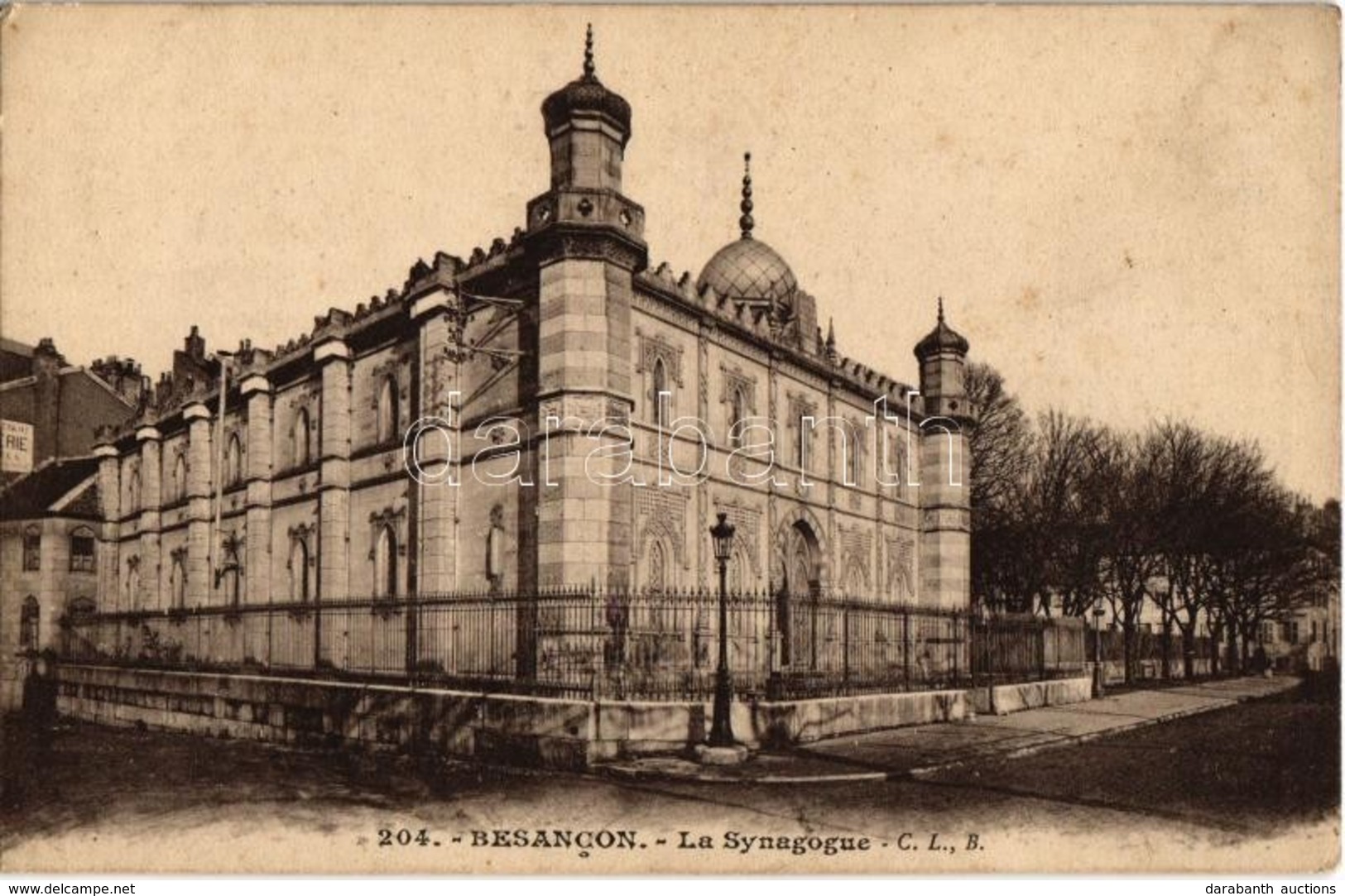 T2 Besancon, La Synagogue. Judaica - Zonder Classificatie