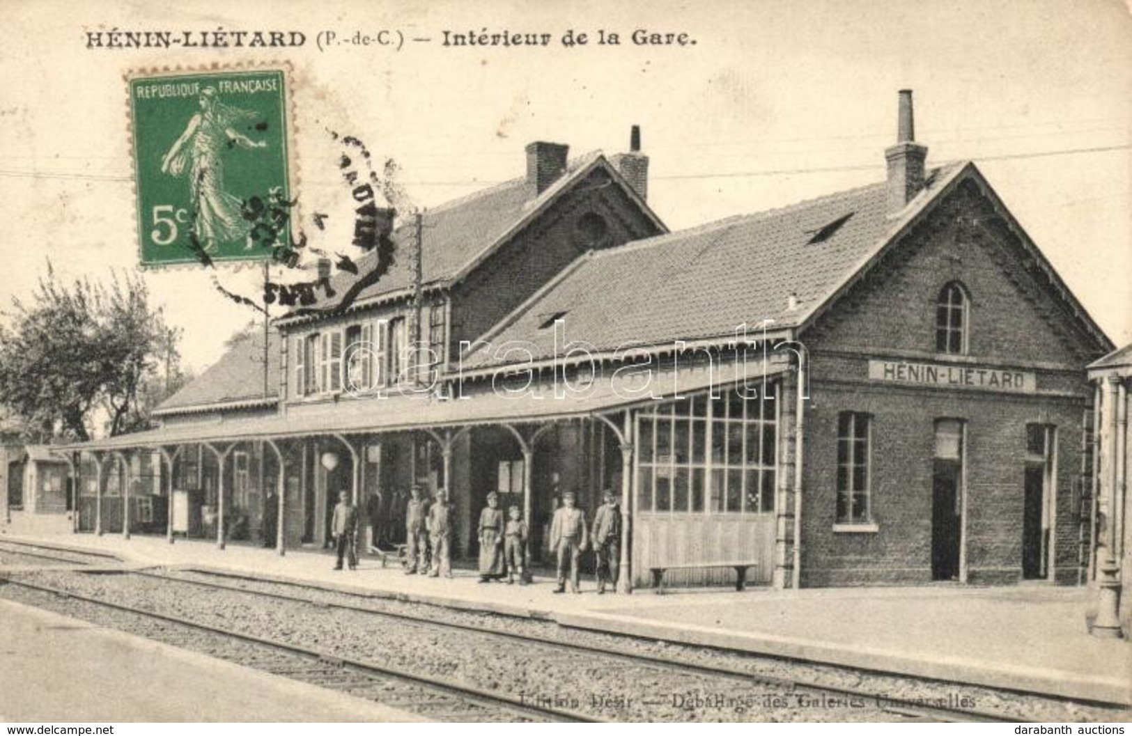 T2/T3 Hénin-Liétard, Interieur De La Gare / Railway Station, TCV Card - Unclassified