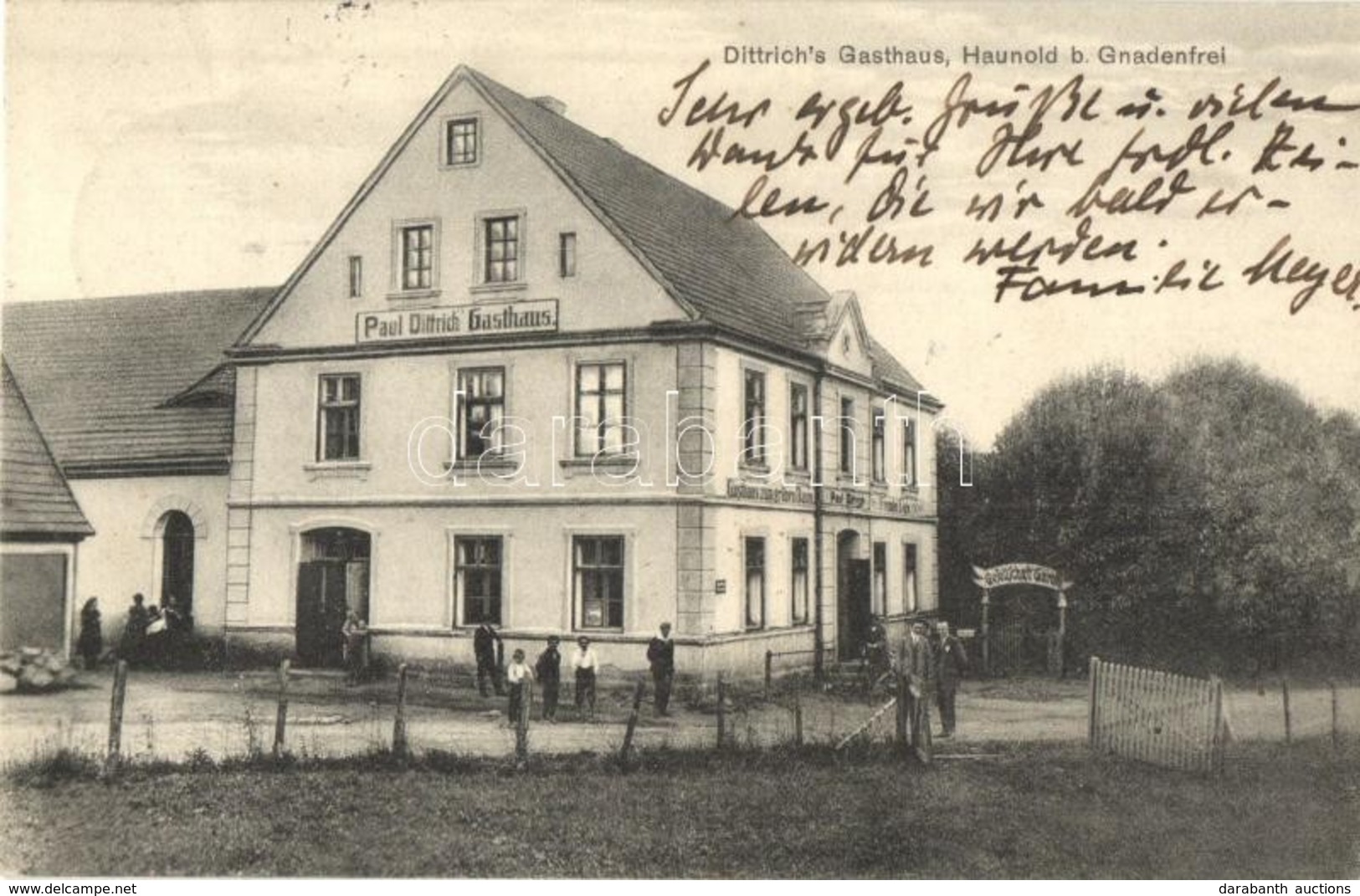T2/T3 Kopanica (Pilawa Górna), Haunold B. Gnadenfrei; Paul Dittrich's Gasthaus / Guest House, Hotel, Restaurant (fl) - Non Classés