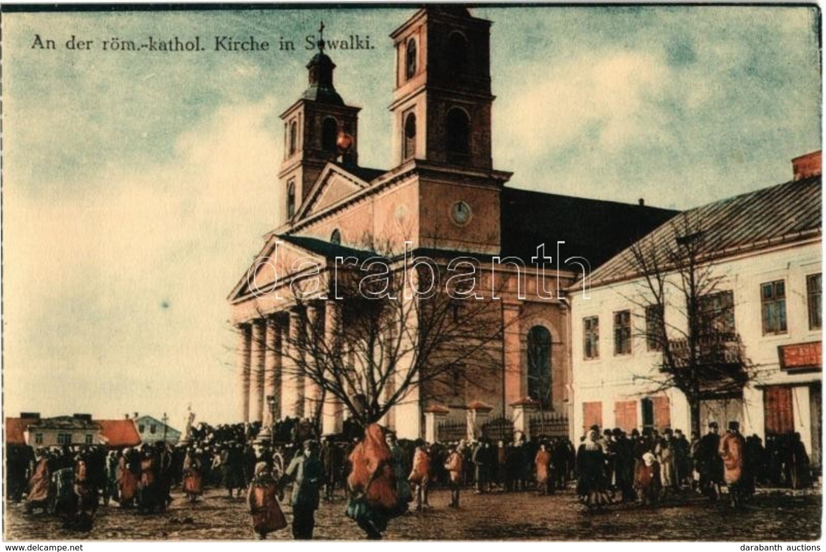 ** T1 Suwalki, An Der Röm.-kathol. Kirche / Market Square, Church - Ohne Zuordnung