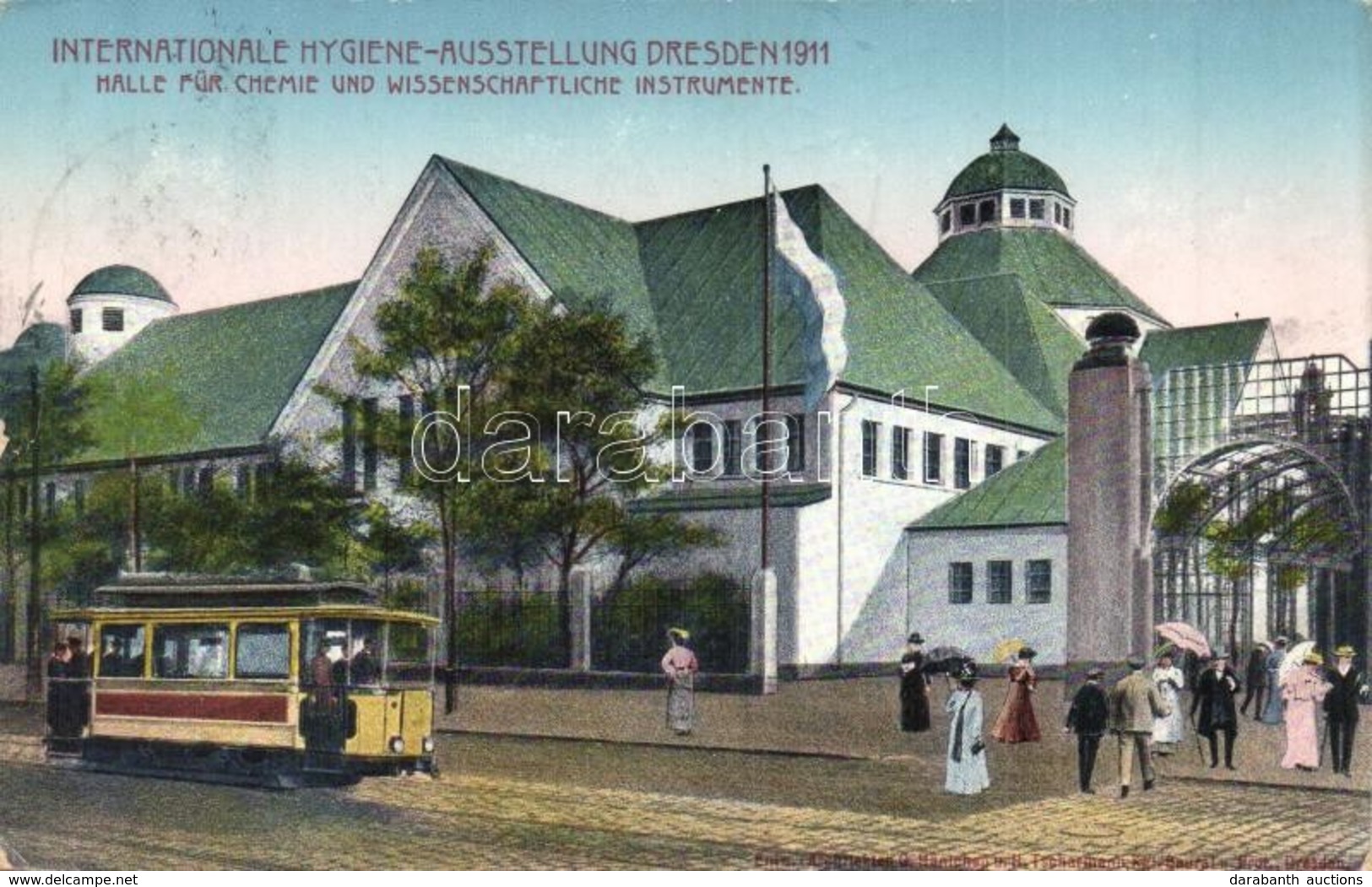 T2/T3 1911 Dresden, Internationale Hygiene-Ausstellung, Halle Für Chemie Und Wissenschaftliche Instrumente / Internation - Ohne Zuordnung