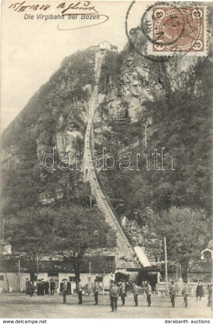 T2 Bolzano, Bozen (Südtirol); Virglbahn / Funicular, TCV Card - Non Classés