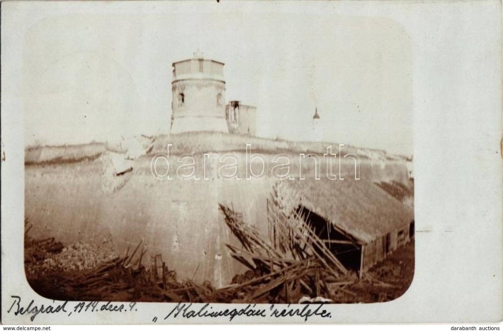 T2 1914 Belgrade, Belgrád; Kalimegdán Részlete / Kalemegdan Castle. Photo - Ohne Zuordnung