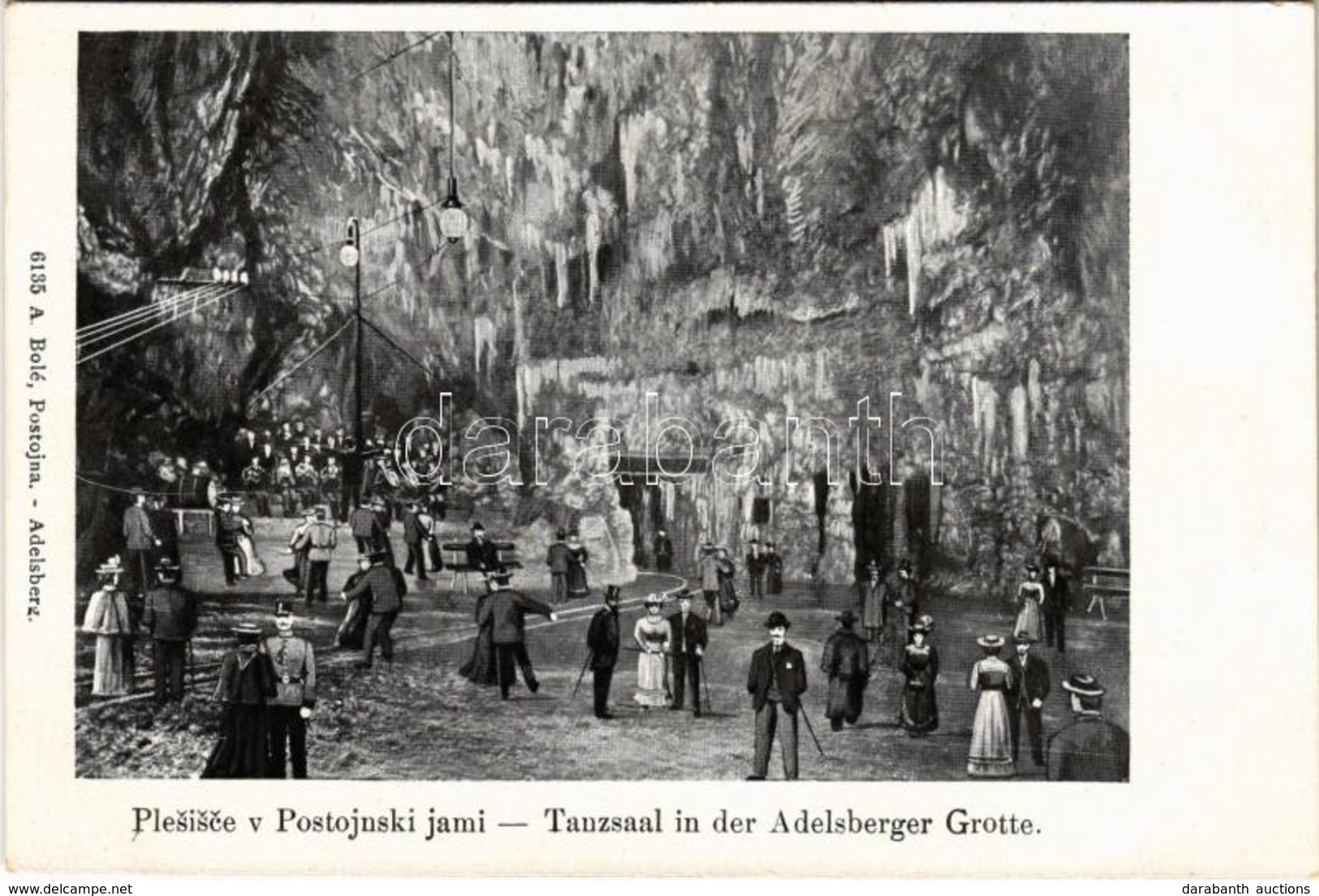 ** T1/T2 Postojnska Jama, Adelsberger Grotte, Postojna Cave; Plesisce / Tanzsaal / Cave Interior, Dance Hall - Unclassified