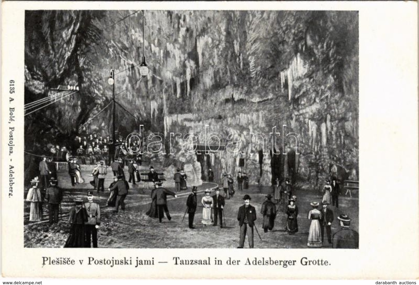 ** T1/T2 Postojnska Jama, Adelsberger Grotte, Postojna Cave; Plesisce / Tanzsaal / Cave Interior, Dance Hall - Non Classés