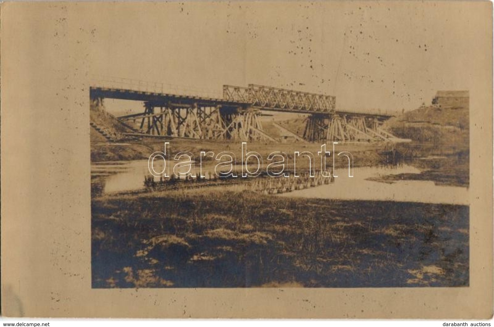 ** T1 Sokal, Bugbrücke / Bug River, Railway Bridge. Verlag Der K.u.k. Feldbuchhandlungen Des 4. AK. (Qu.-Abt.) Feldpost  - Non Classés