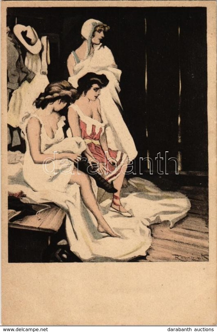 ** T2 Gently Erotic Art Postcard. Simplicissimus-Karte Serie VIII. No. 3. S: Reznicek - Unclassified