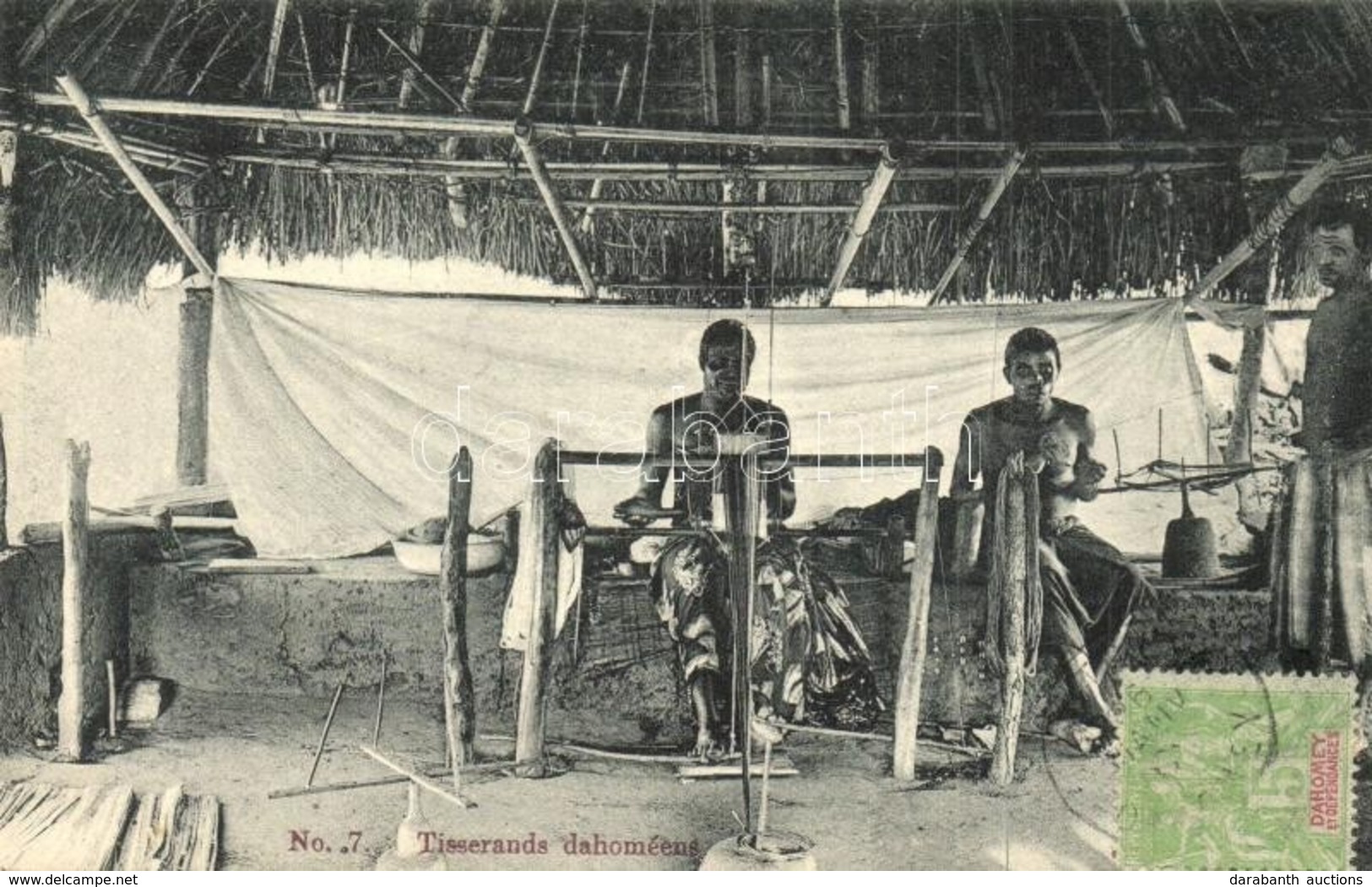 * T1/T2 Tisserands Dahoméens / African Folklore From Dahomey (Benin), Weavers - Unclassified