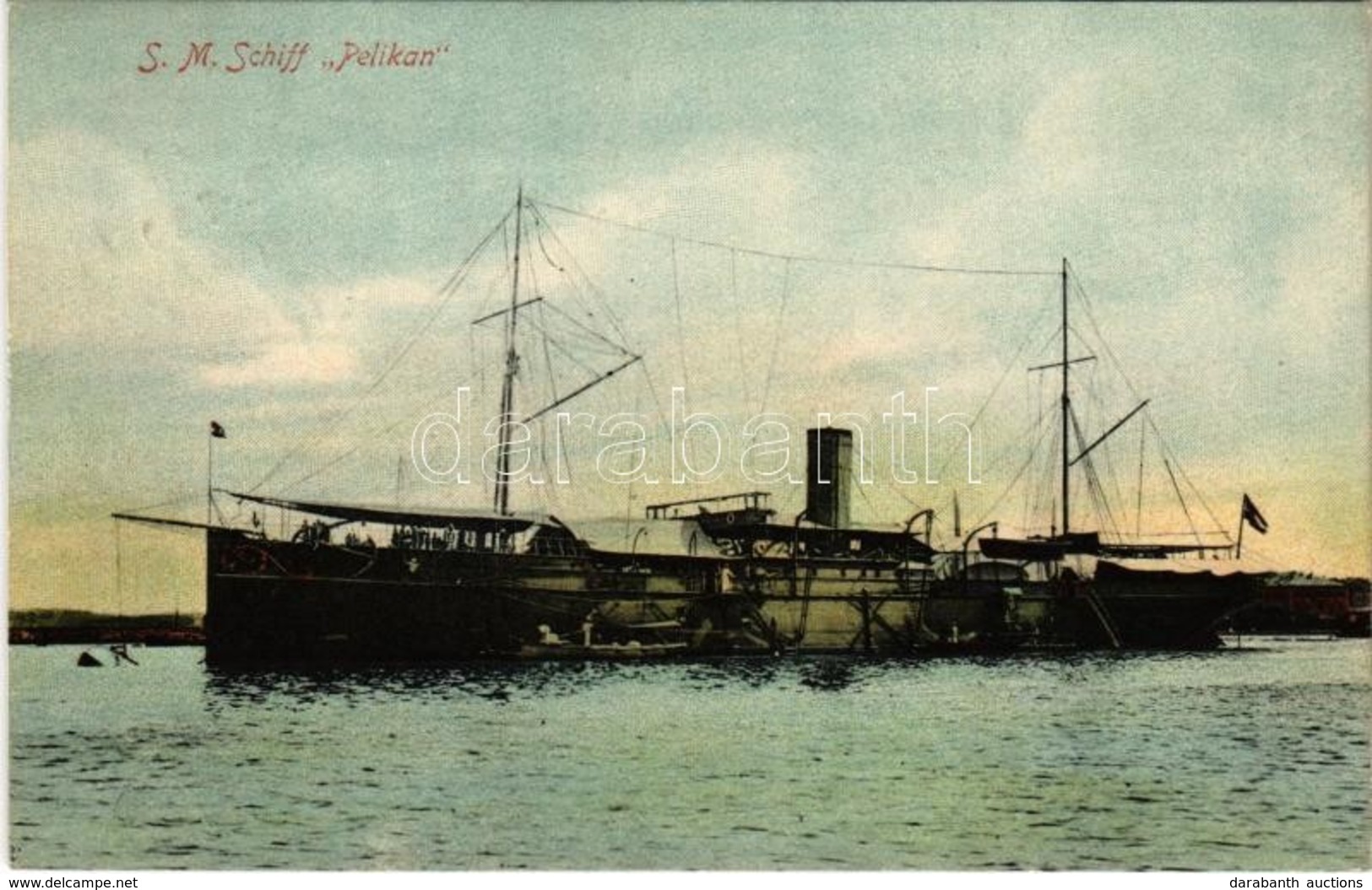 T2 1909 SM Schiff Pelikan, Torpedodepotschiff Und Admiralsyacht / SMS Pelikan Az Osztrák-Magyar Haditengerészet Parancsn - Non Classés