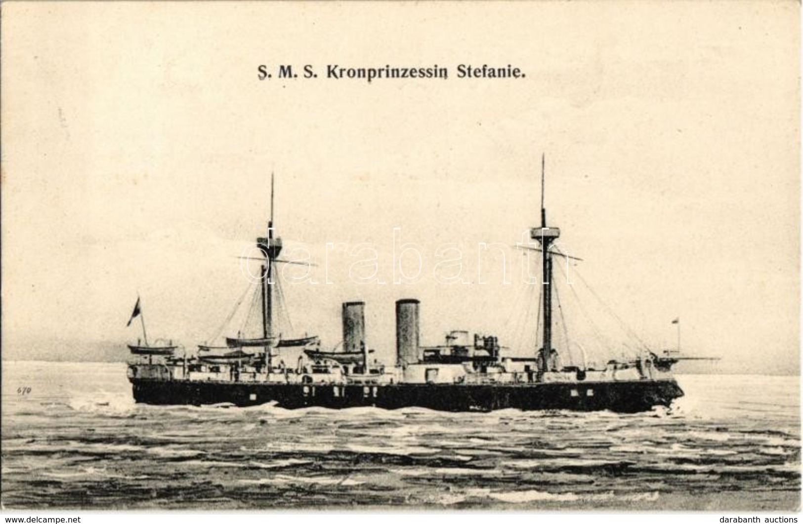 T2 SMS Kronprinzessin Erzherzogin Stephanie (Stefanie) Panzerschiff / Osztrák-Magyar Haditengerészet Páncélos Csatahajój - Non Classés