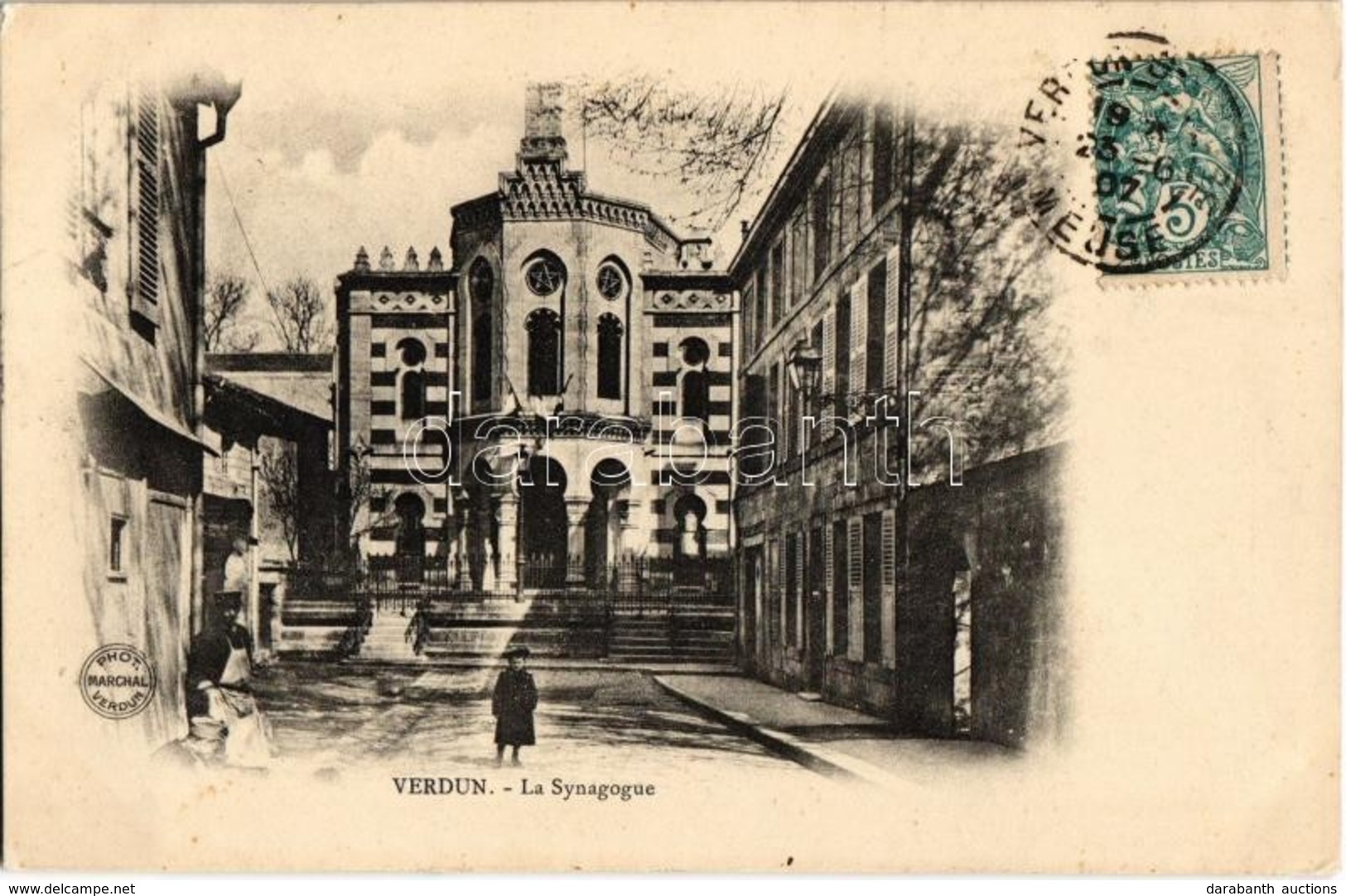 T2 1907 Verdun, La Synagogue. TCV Card - Non Classés