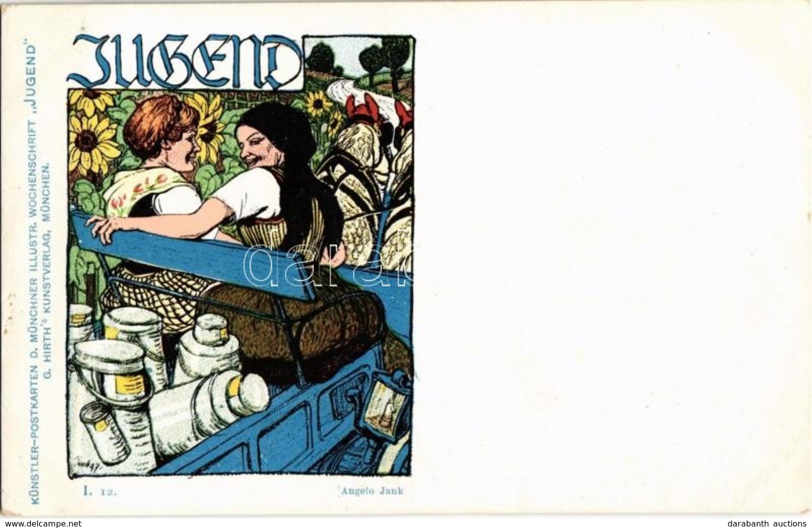 ** T1 I. 12. Jugend. Künstler-Postkarten D. Münchner Illustr. Wochenschrift 'Jugend' G. Hirth's Kunstverlag, München S:  - Non Classés