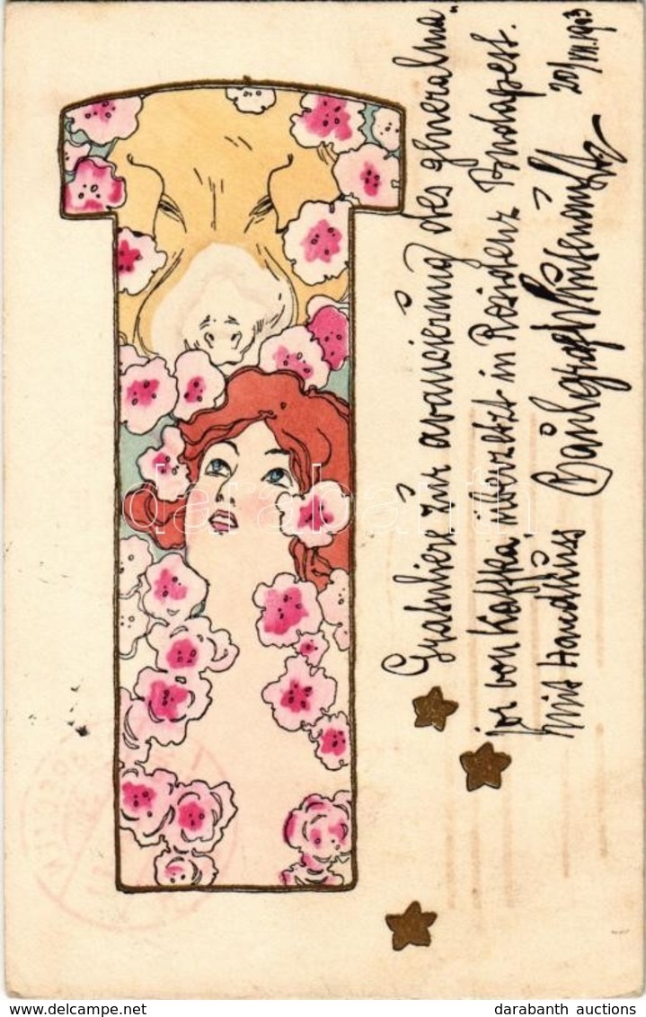 T2/T3 Girls Posing With Pigs. B.R.W. 362. Unsigned Raphael Kirchner - Non Classés