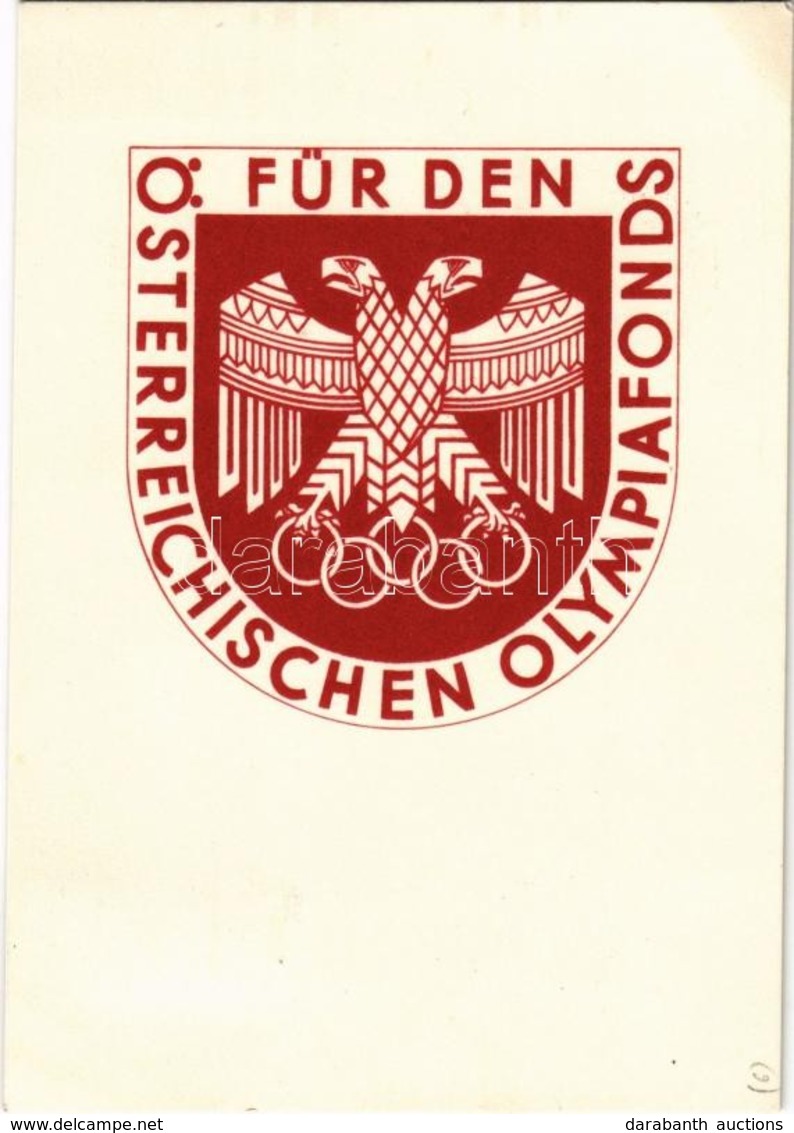 * T2/T3 1936 Für Den Österreichischen Olympiafonds. Zur Erinnerung An Die Fis-Wettkämpfe Innsbruck / For The Austrian Ol - Ohne Zuordnung