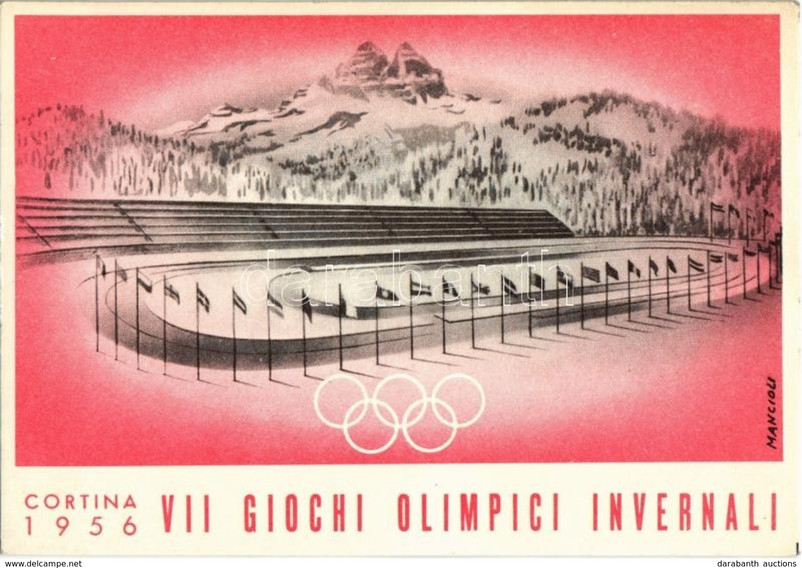 ** T2/T3 1956 Cortina, VII Giochi Olimpici Invernali / 1956 VII Winter Olympic Games In Cortina D'Ampezzo, Misurina Trac - Unclassified
