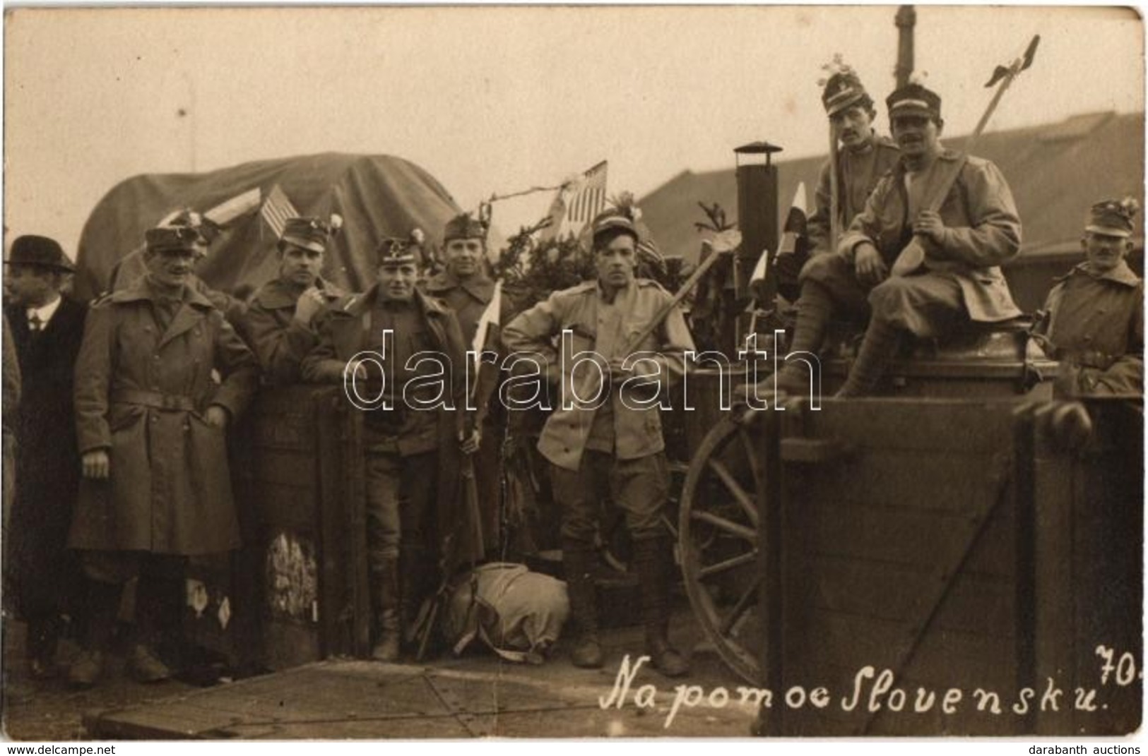 * T2/T3 70. Napomoc Slovensku / ,,Miközben A 'magyarok' Az 1918-as 'forradalmat' Csinálták A Csehek (még A Monarchia Egy - Non Classés