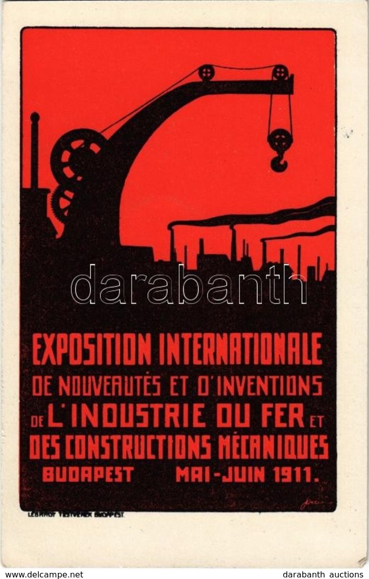 ** T1 1911 Nemzetközi Vas- és Gépipari Kiállítás, Budapest. Légrády Testvérek Francia Nyelvű Kiadása / International Exh - Non Classificati