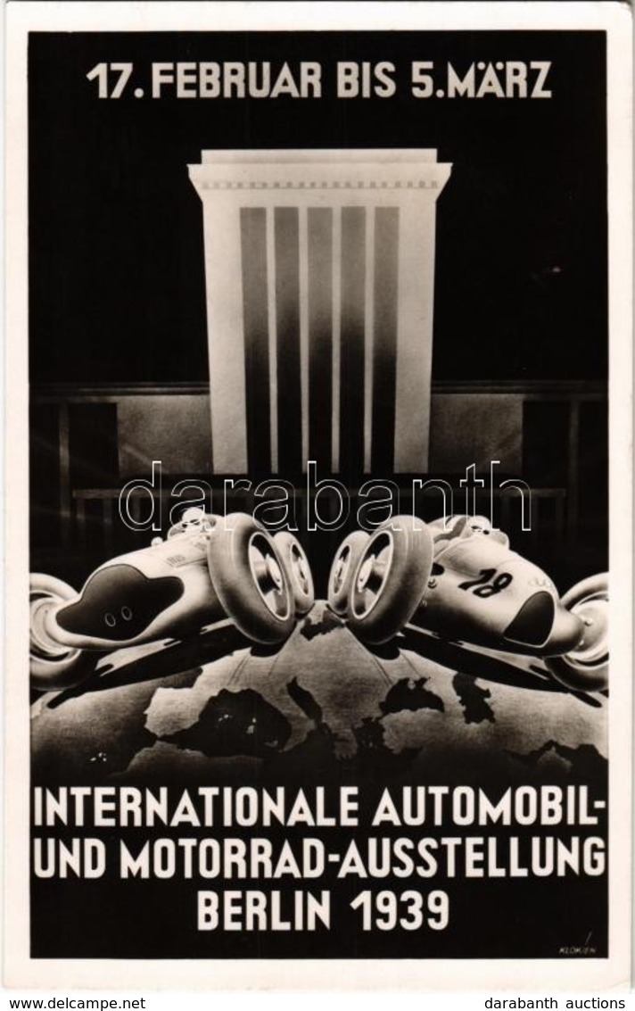 T2 1939 Berlin, Interntaional Automobile Und Motorrad Ausstellung / International Automobile And Motorcycle Exhibition.  - Unclassified