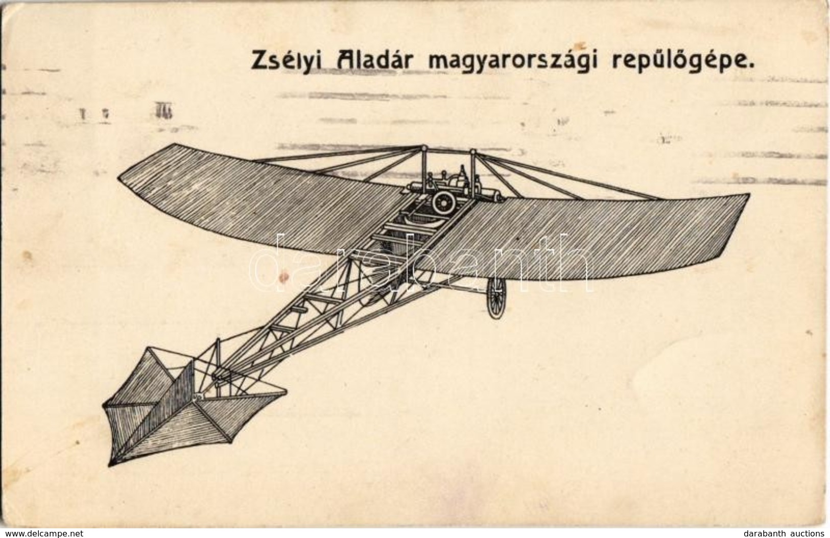 T2/T3 1921 Zsélyi Aladár Magyar Gépészmérnök, Repülőgép-tervező Magyarországi Repülőgépe / Hungarian Mechanical Engineer - Non Classés