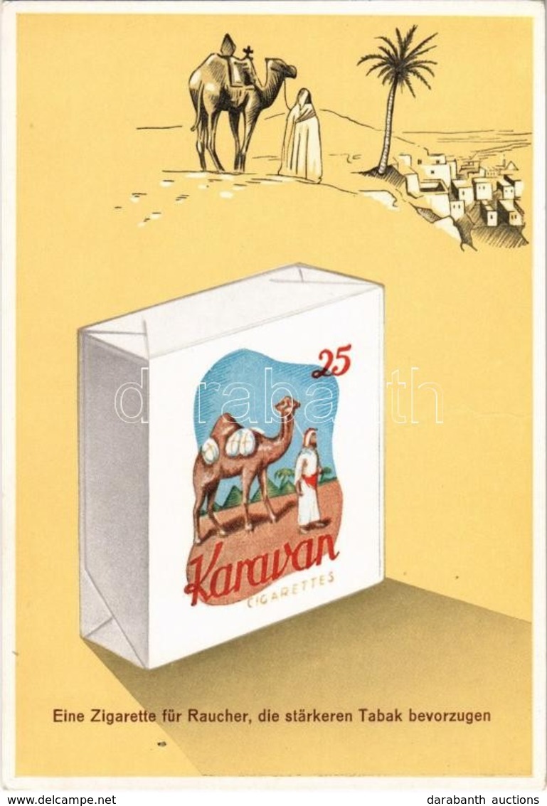 ** 3 Db Régi Cigaretta Reklámlap / 3 Pre-1945 Cigarettes Advertisement Cards: Aroma, Mistral, Karavan - Non Classés