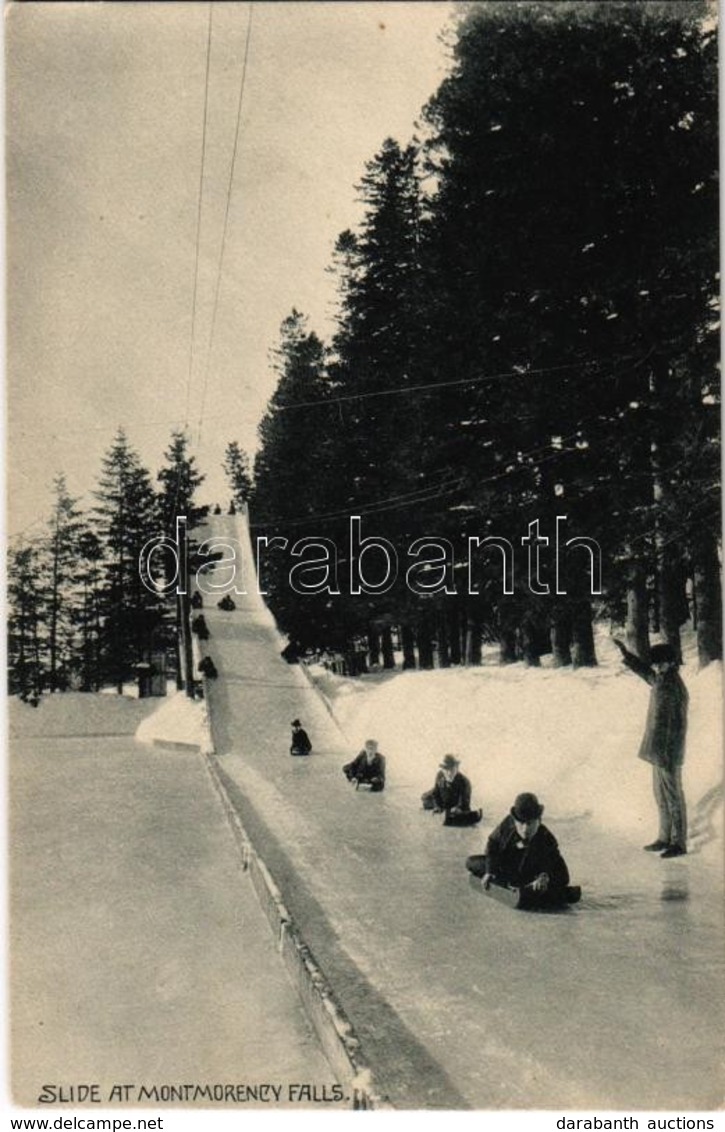 ** T1 Slide At Montmorency Falls / Toboggan Run, Sledding, Winter Sport In Montreal - Non Classés