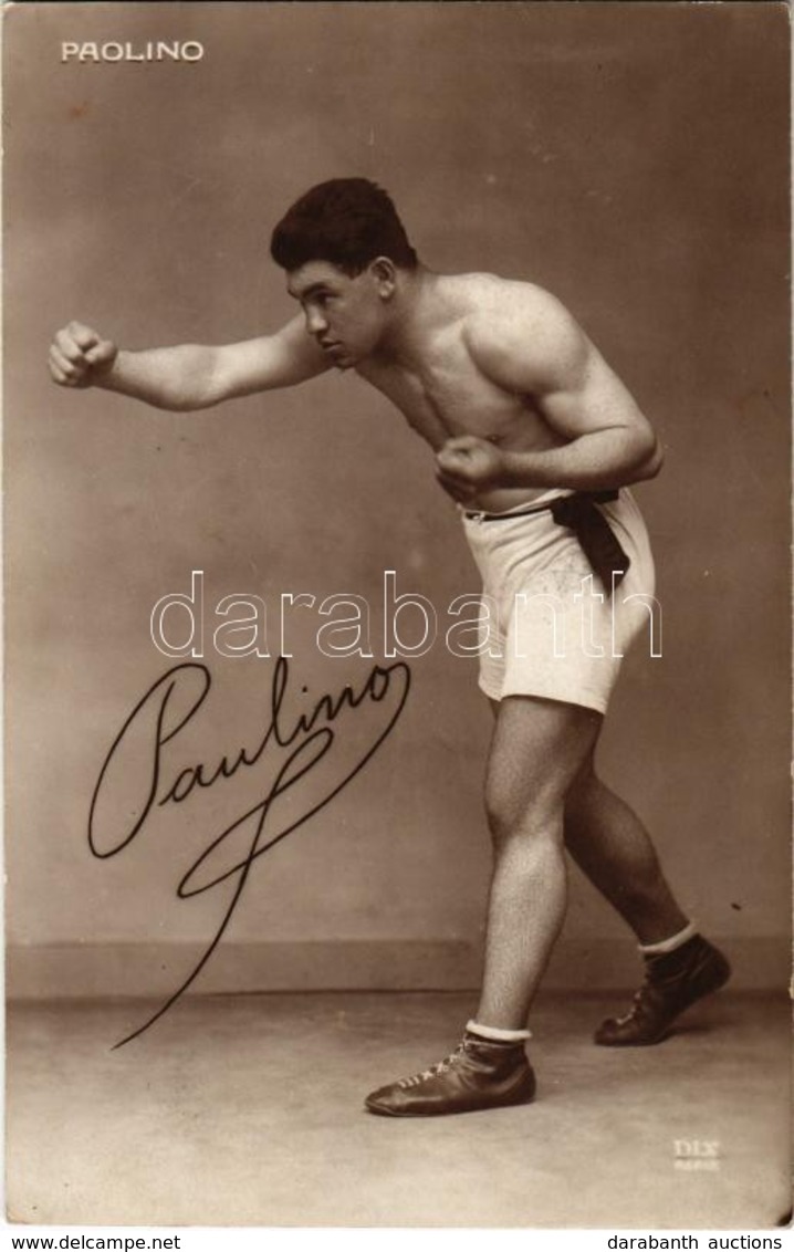 ** T2 Paulino Uzcudun, Basque Heavyweight Boxer. DIX Paris - Ohne Zuordnung
