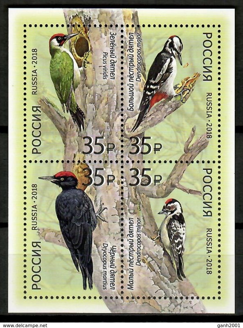 Russia 2018 Rusia / Birds MNH Vögel Aves Oiseaux / Cu12127  41-34 - Otros & Sin Clasificación