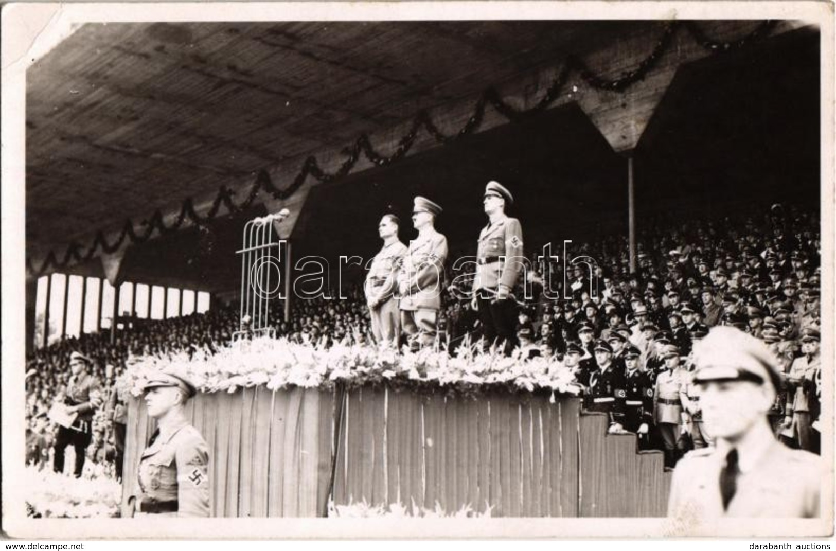 * T2/T3 Nürnberg, Reichsparteitag, Adolf Hitler And Rudolf Hess. Photo Harren (EK) - Zonder Classificatie