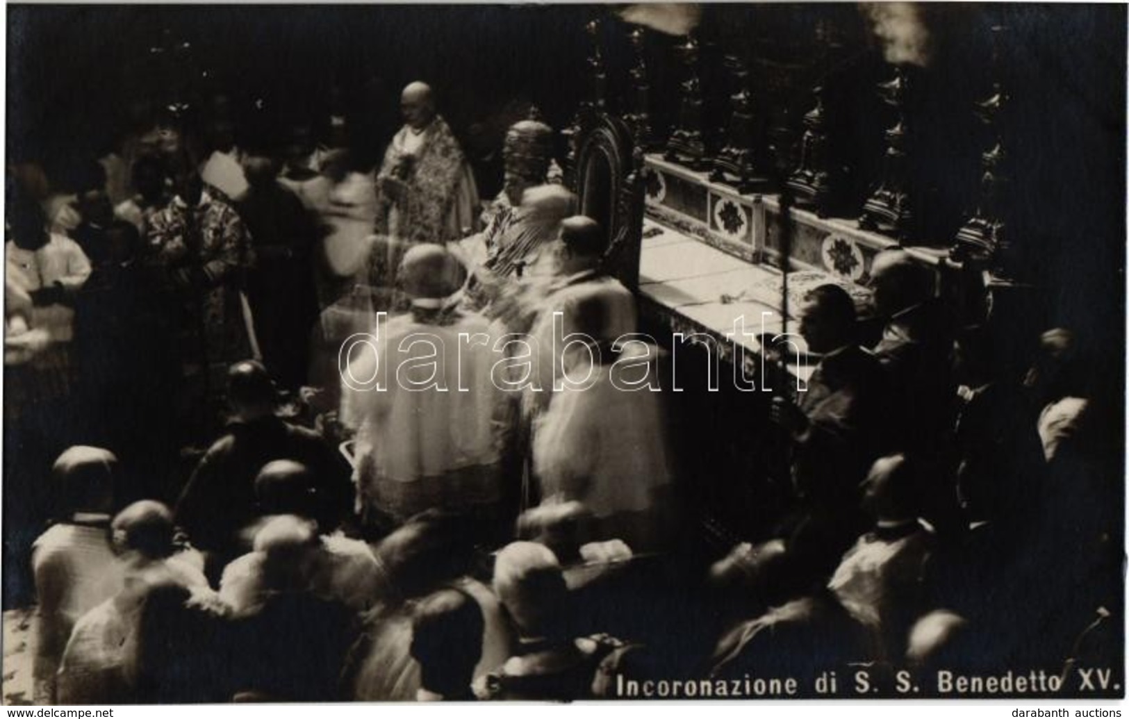 ** T2 Incoronazione Di S.S. Benedetto XV. / Coronation Of Pope Benedict XV In 1914 - Non Classés