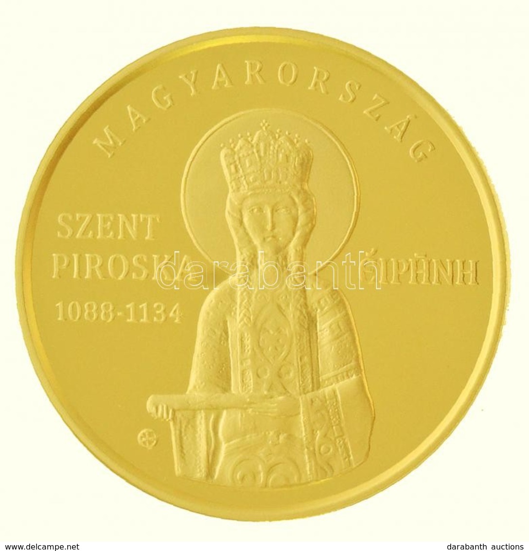 2019. 50.000Ft Au 'Árpád-házi Szent Piroska' Tanúsítvánnyal (6,99g/0.986) T:PP / 
Hungary 2019. 50.000 Forint Au 'Irene  - Non Classés