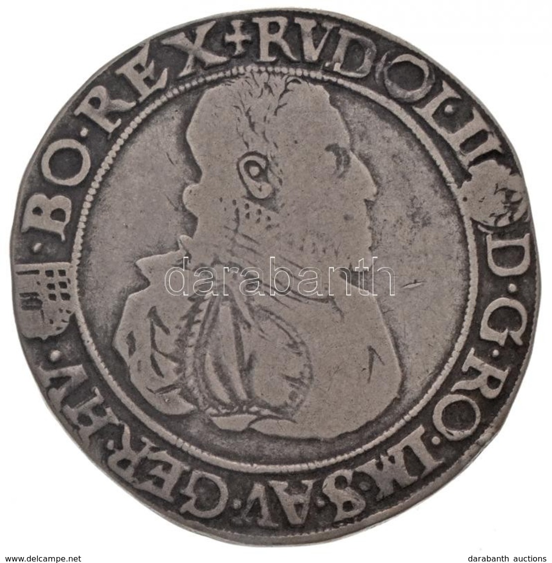 1580K-B 1/2 Tallér Ag 'Rudolf' Rendkívül Ritka, A Kevés Ismert Példány Egyike, Az Unger Éremhatározóban Nem Szereplő évj - Unclassified