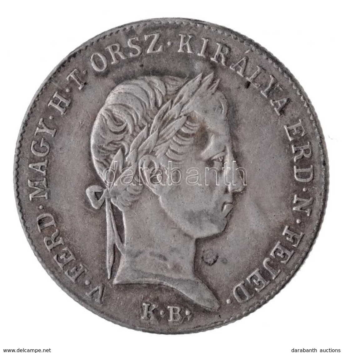 1848KB 10kr Ag 'V. Ferdinánd' (3,8g) T:2 Fülnyom / 
Hungary 1848KB 10 Kreuzer Ag 'Ferdinand V' (3,8g) C:XF Ear Mark
Unge - Non Classés