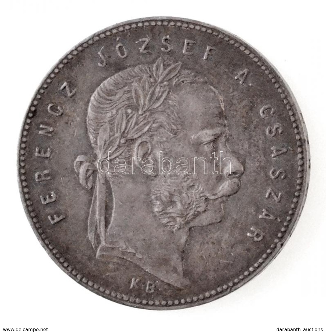 1869KB 1Ft Ag 'Ferenc József / Angyalos Címer' Körmöcbánya (12,3g) T:1- /  
Hungary 1869KB 1 Forint Ag 'Franz Joseph' Kr - Non Classés