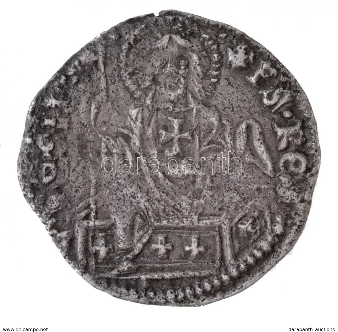 Olasz Államok / Velence 1343-1354. Mezzanino Ag 'Andrea Dandolo' (0,63g) T:2,2- / 
Italian States / Venice 1343-1354. Me - Unclassified