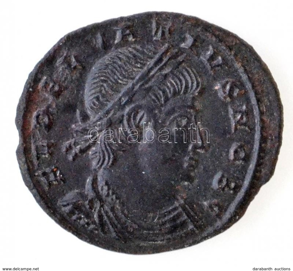 Római Birodalom / Siscia / Delmatius 337. AE Follis (1,29g) T:1- / 
Roman Empire / Siscia / Delmatius 337. AE Follis 'FL - Unclassified