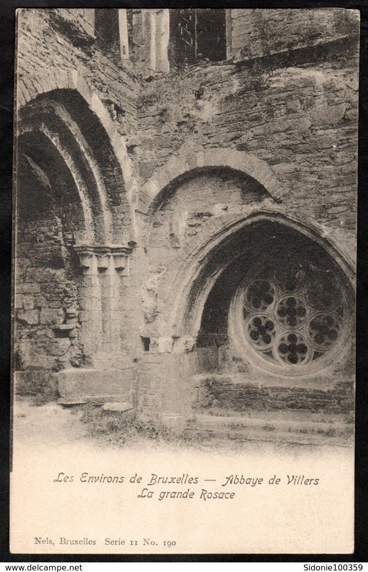 Carte Illustrée (abbaye De Villers) Affranchie Avec Un Timbre Préoblitéré Envoyée De Bruxelles En 1905 - Roulettes 1900-09