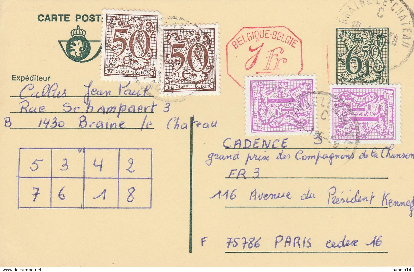 Petit lot  de cartes postales "entiers postaux  -  28  scan