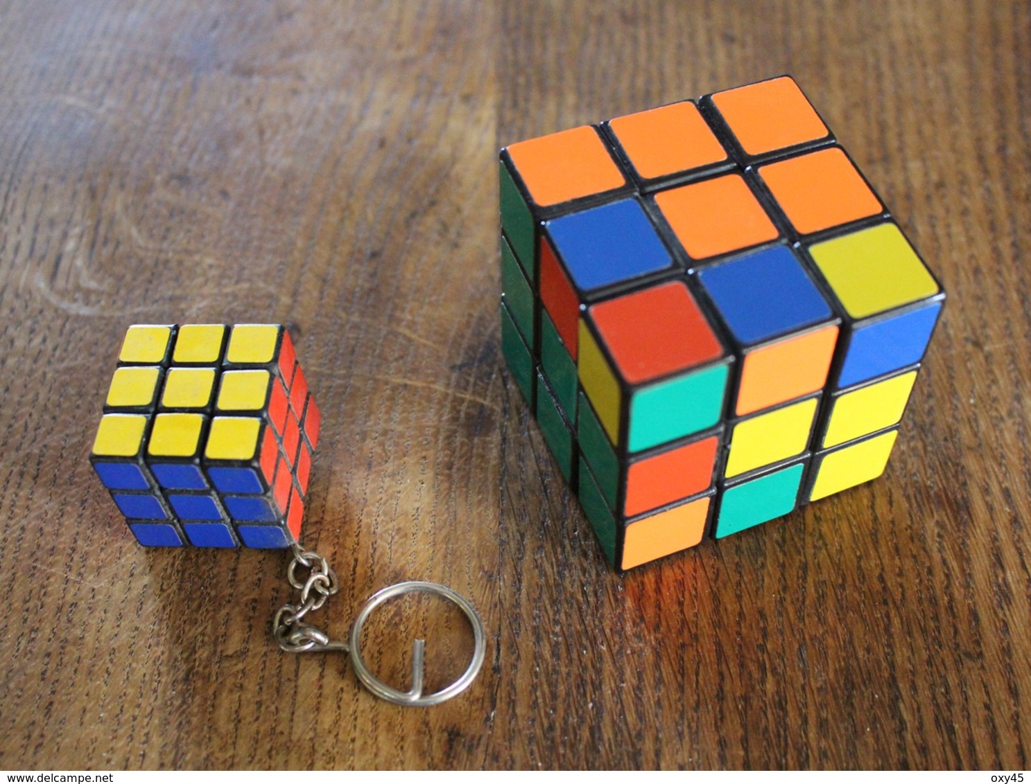 Ancien Jeux Rubik's Cube Vintage + Porte Clé Rubik's Cube - Brain Teasers, Brain Games