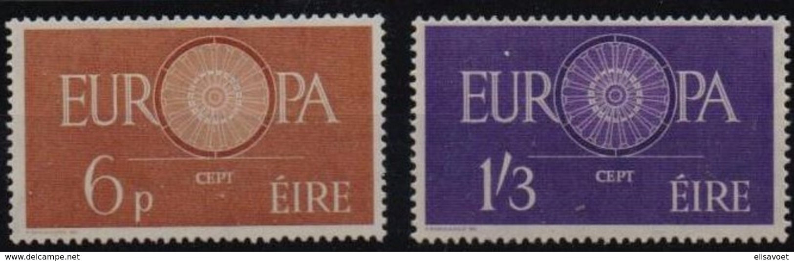 Ireland Irlande Eire CEPT Europa 1960  Yvertn° 146-147 *** MNH  Cote 50 Euro - Neufs