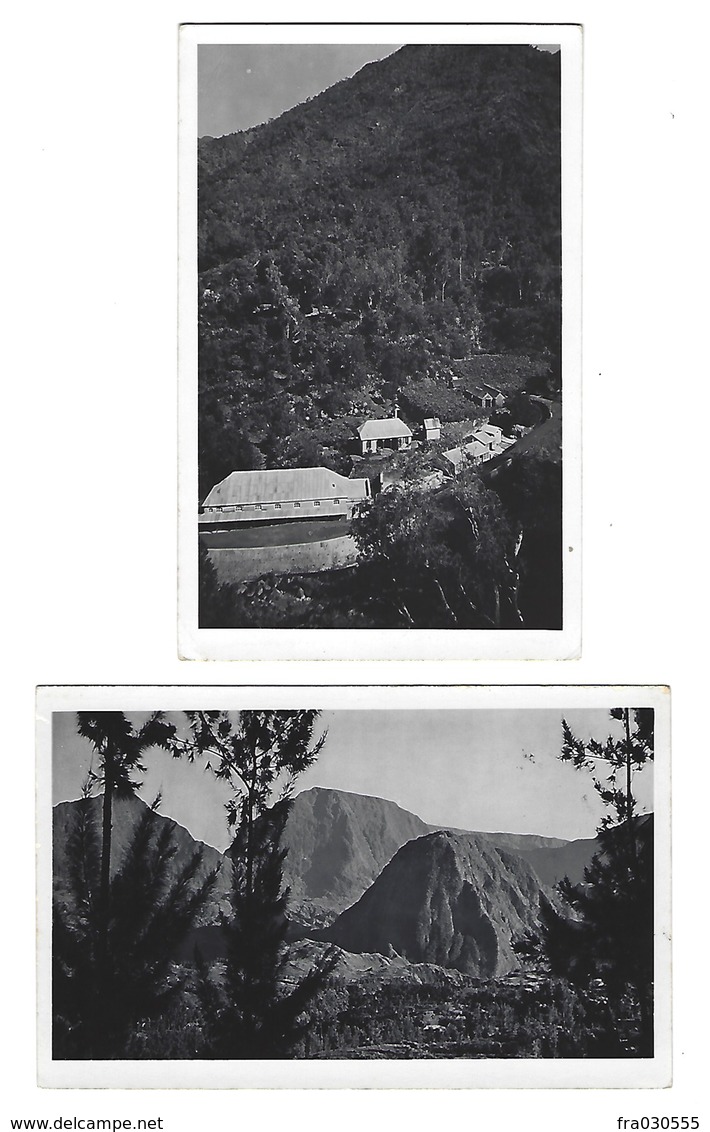ILE De La RÉUNION - Lot De 6 CPA-PHOTOS - Années 1950 - Réunion
