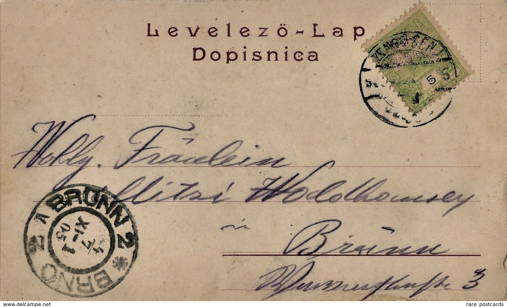 Senj 1905. Circulated - Croatia - Croatia
