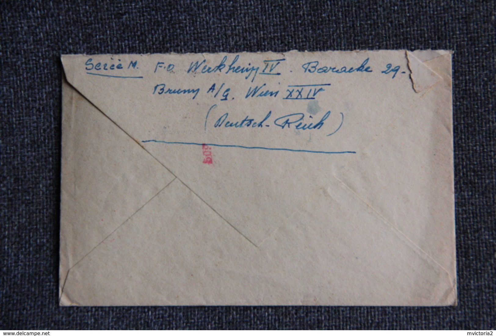 Timbre Sur Lettre Expédiée De VIENNE ( AUTRICHE)  Pour La FRANCE ( TOULOUSE ) , Zone Libre En 1943. - Lettres & Documents